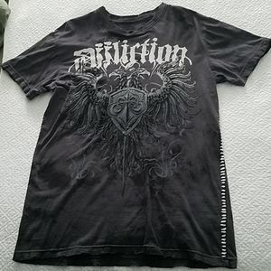 AFFLICTION T-shirt, 100% cotton. Size Large